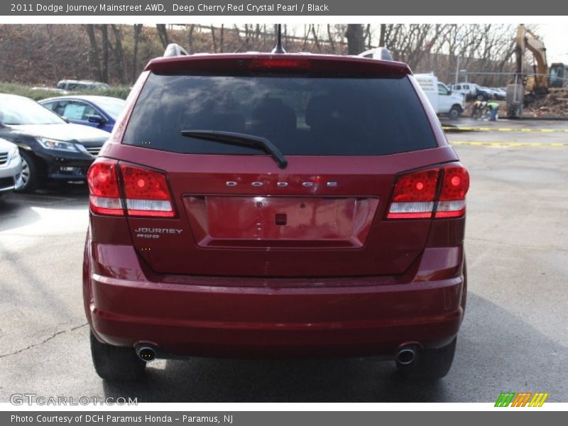 Deep Cherry Red Crystal Pearl / Black 2011 Dodge Journey Mainstreet AWD