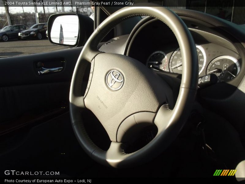 Phantom Gray Pearl / Stone Gray 2004 Toyota Sienna XLE Limited AWD