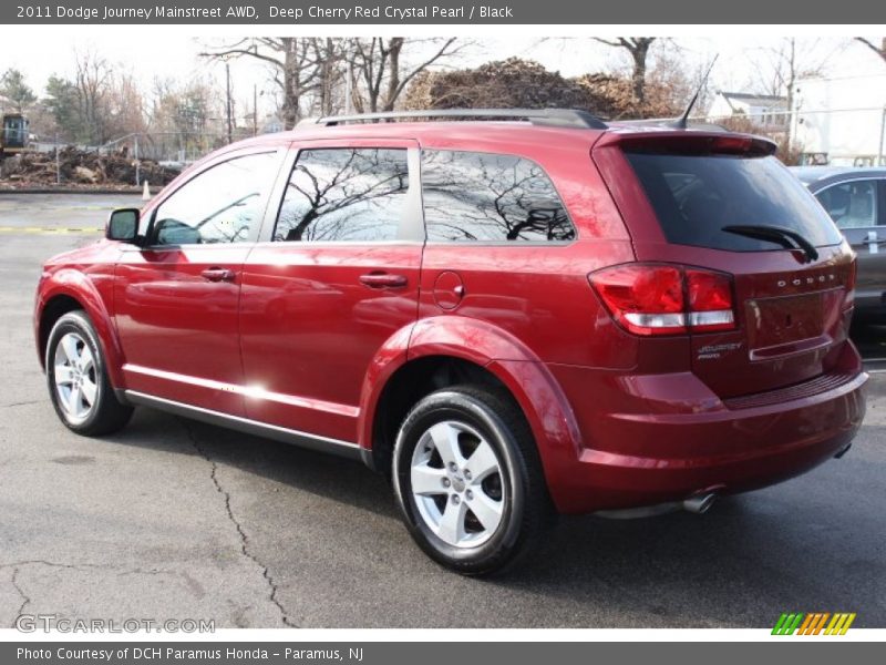 Deep Cherry Red Crystal Pearl / Black 2011 Dodge Journey Mainstreet AWD