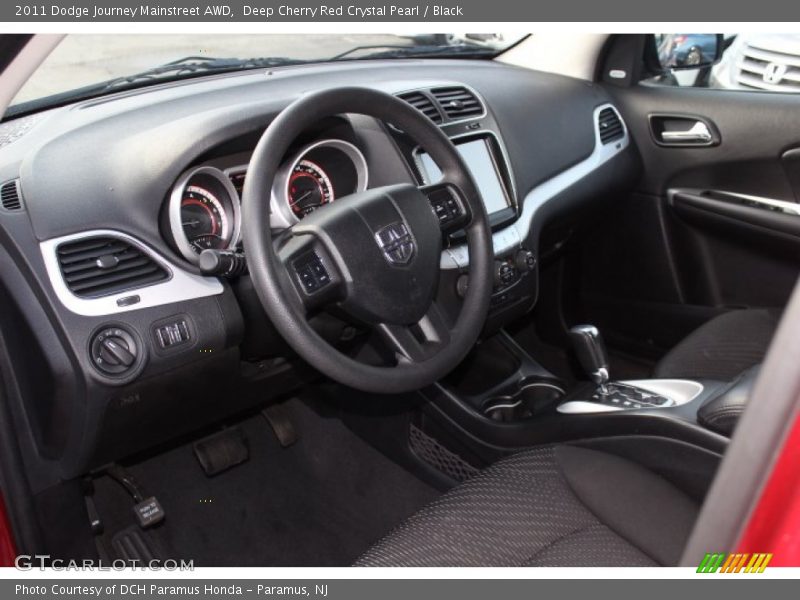 Deep Cherry Red Crystal Pearl / Black 2011 Dodge Journey Mainstreet AWD