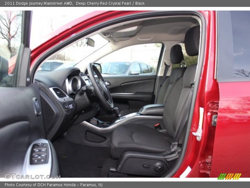 Deep Cherry Red Crystal Pearl / Black 2011 Dodge Journey Mainstreet AWD