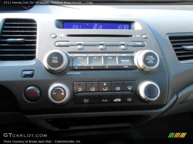 Polished Metal Metallic / Gray 2011 Honda Civic DX-VP Sedan