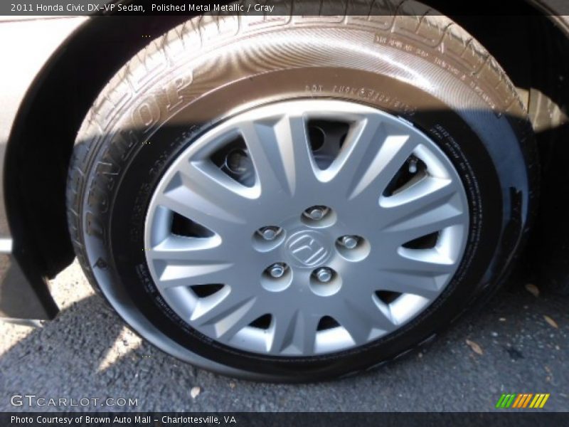 Polished Metal Metallic / Gray 2011 Honda Civic DX-VP Sedan