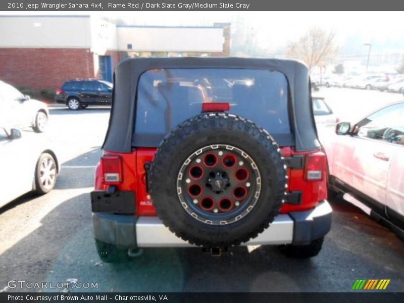 Flame Red / Dark Slate Gray/Medium Slate Gray 2010 Jeep Wrangler Sahara 4x4