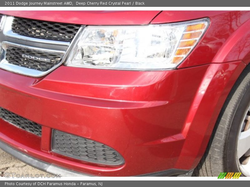 Deep Cherry Red Crystal Pearl / Black 2011 Dodge Journey Mainstreet AWD