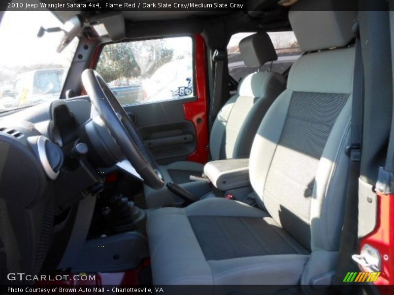 Flame Red / Dark Slate Gray/Medium Slate Gray 2010 Jeep Wrangler Sahara 4x4