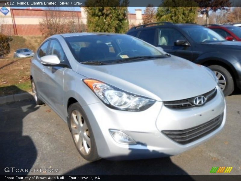 Silver / Gray 2012 Hyundai Elantra Limited