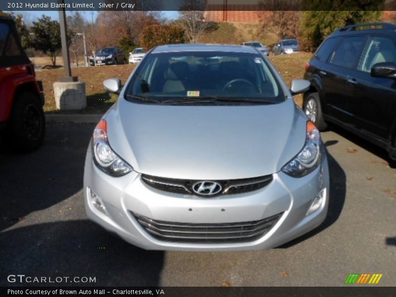 Silver / Gray 2012 Hyundai Elantra Limited