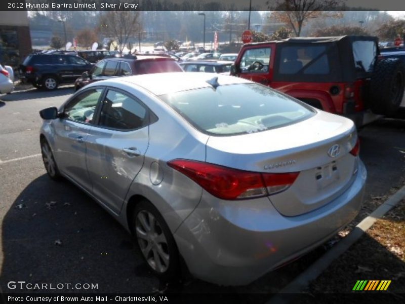 Silver / Gray 2012 Hyundai Elantra Limited