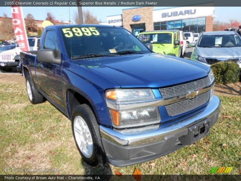 Superior Blue Metallic / Medium Dark Pewter 2005 Chevrolet Colorado LS Regular Cab