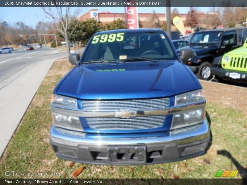 Superior Blue Metallic / Medium Dark Pewter 2005 Chevrolet Colorado LS Regular Cab
