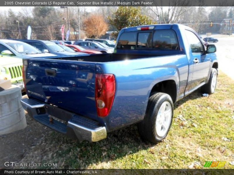 Superior Blue Metallic / Medium Dark Pewter 2005 Chevrolet Colorado LS Regular Cab
