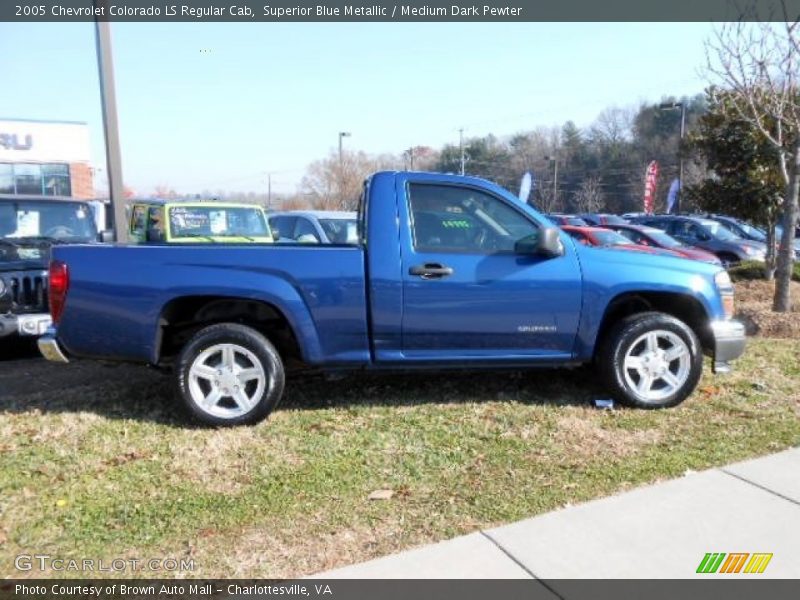 Superior Blue Metallic / Medium Dark Pewter 2005 Chevrolet Colorado LS Regular Cab