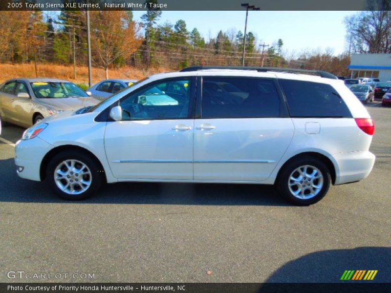 Natural White / Taupe 2005 Toyota Sienna XLE Limited