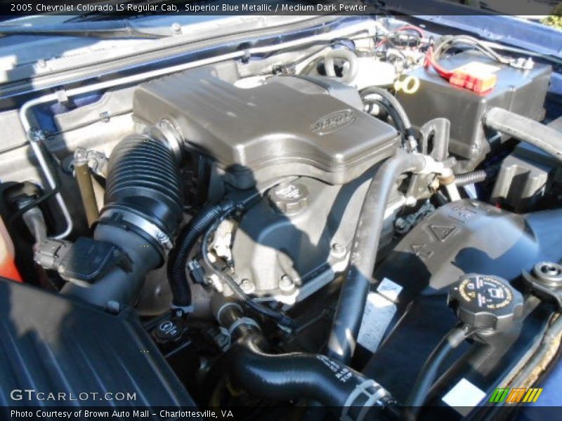 Superior Blue Metallic / Medium Dark Pewter 2005 Chevrolet Colorado LS Regular Cab