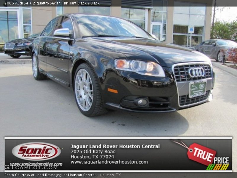 Brilliant Black / Black 2006 Audi S4 4.2 quattro Sedan