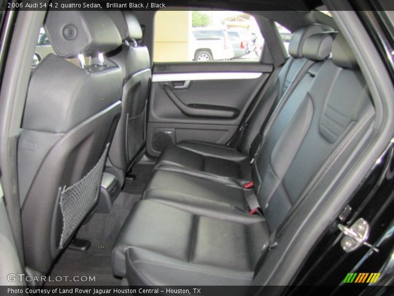 Rear Seat of 2006 S4 4.2 quattro Sedan