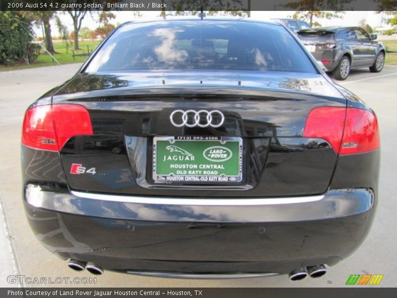 Brilliant Black / Black 2006 Audi S4 4.2 quattro Sedan