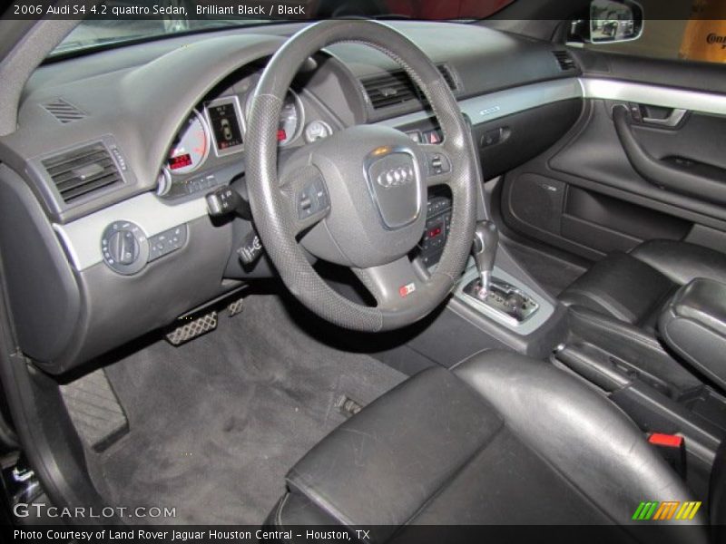 Brilliant Black / Black 2006 Audi S4 4.2 quattro Sedan