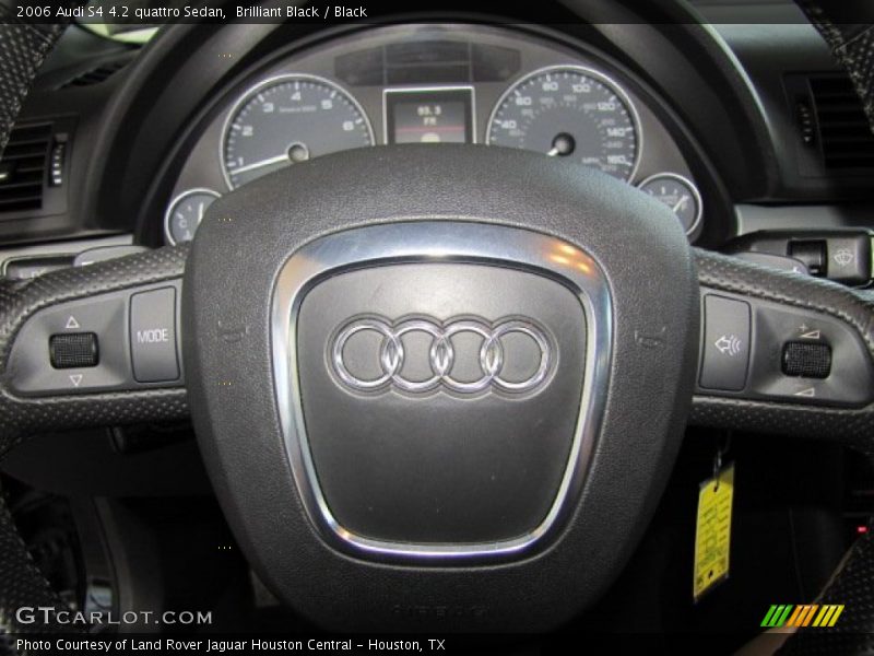 Brilliant Black / Black 2006 Audi S4 4.2 quattro Sedan