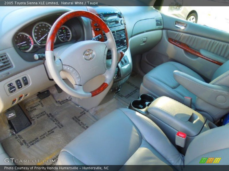 Natural White / Taupe 2005 Toyota Sienna XLE Limited