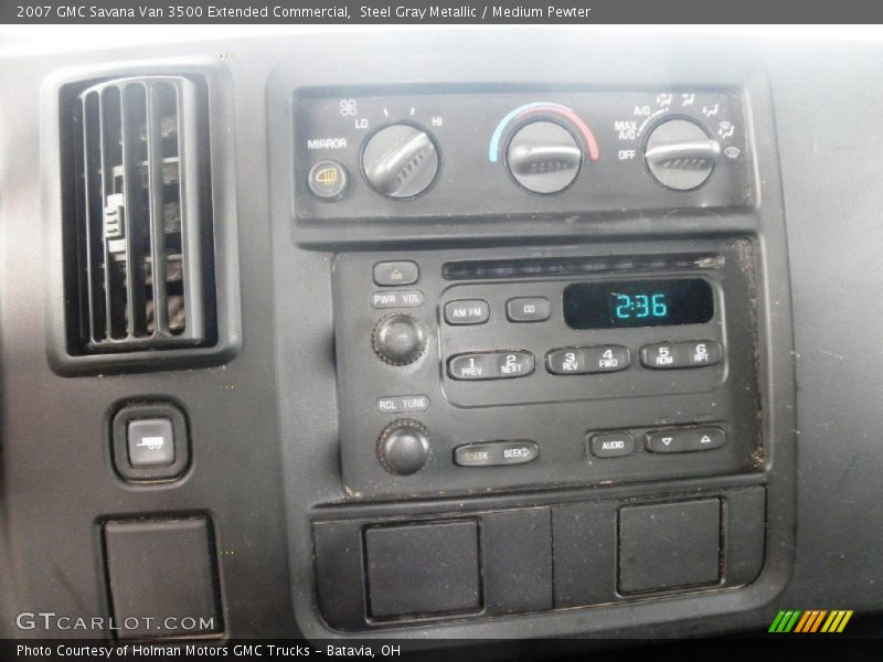 Steel Gray Metallic / Medium Pewter 2007 GMC Savana Van 3500 Extended Commercial