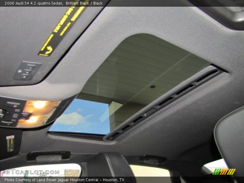 Sunroof of 2006 S4 4.2 quattro Sedan