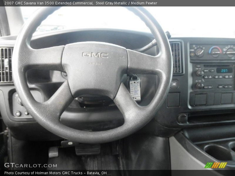 Steel Gray Metallic / Medium Pewter 2007 GMC Savana Van 3500 Extended Commercial