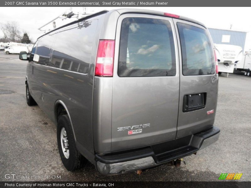  2007 Savana Van 3500 Extended Commercial Steel Gray Metallic