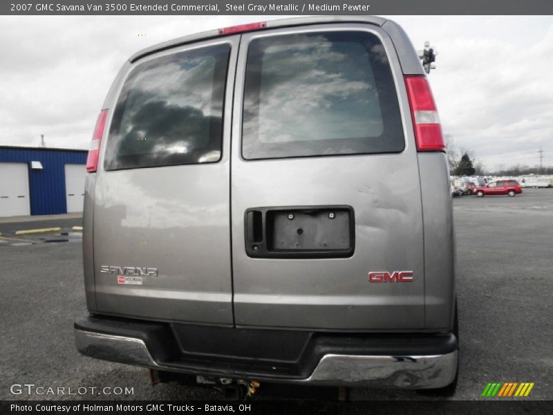 Steel Gray Metallic / Medium Pewter 2007 GMC Savana Van 3500 Extended Commercial