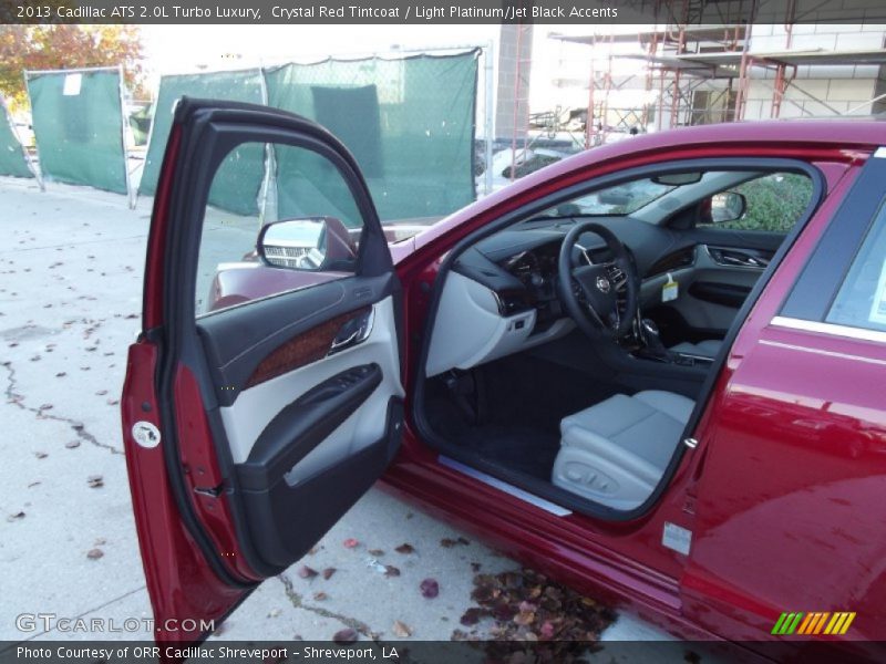 Crystal Red Tintcoat / Light Platinum/Jet Black Accents 2013 Cadillac ATS 2.0L Turbo Luxury