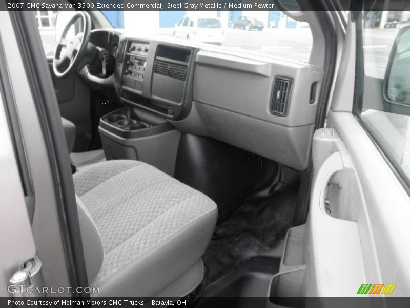 Steel Gray Metallic / Medium Pewter 2007 GMC Savana Van 3500 Extended Commercial