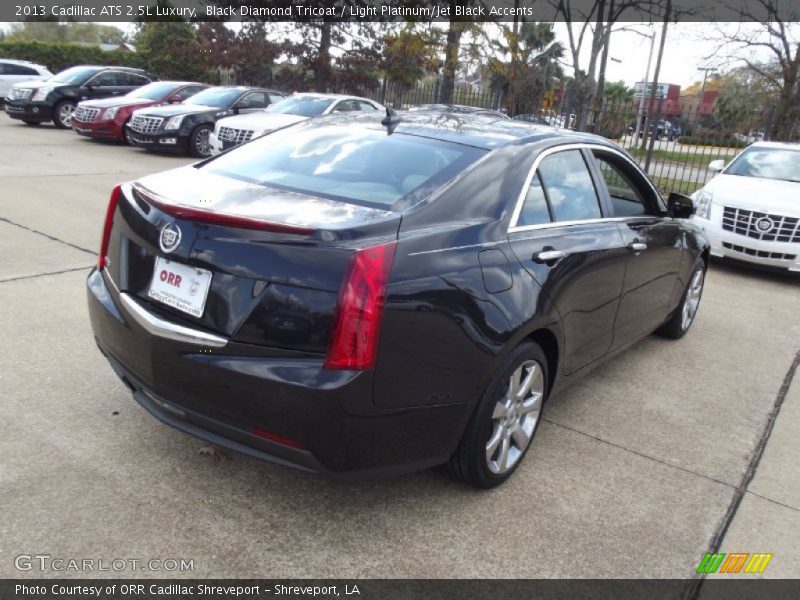 Black Diamond Tricoat / Light Platinum/Jet Black Accents 2013 Cadillac ATS 2.5L Luxury