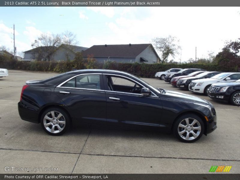 Black Diamond Tricoat / Light Platinum/Jet Black Accents 2013 Cadillac ATS 2.5L Luxury