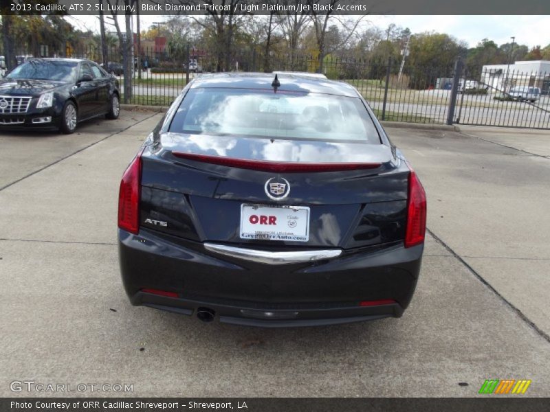 Black Diamond Tricoat / Light Platinum/Jet Black Accents 2013 Cadillac ATS 2.5L Luxury