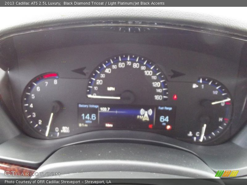 Black Diamond Tricoat / Light Platinum/Jet Black Accents 2013 Cadillac ATS 2.5L Luxury