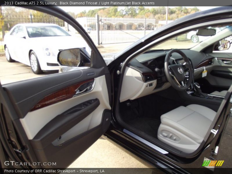 Black Diamond Tricoat / Light Platinum/Jet Black Accents 2013 Cadillac ATS 2.5L Luxury