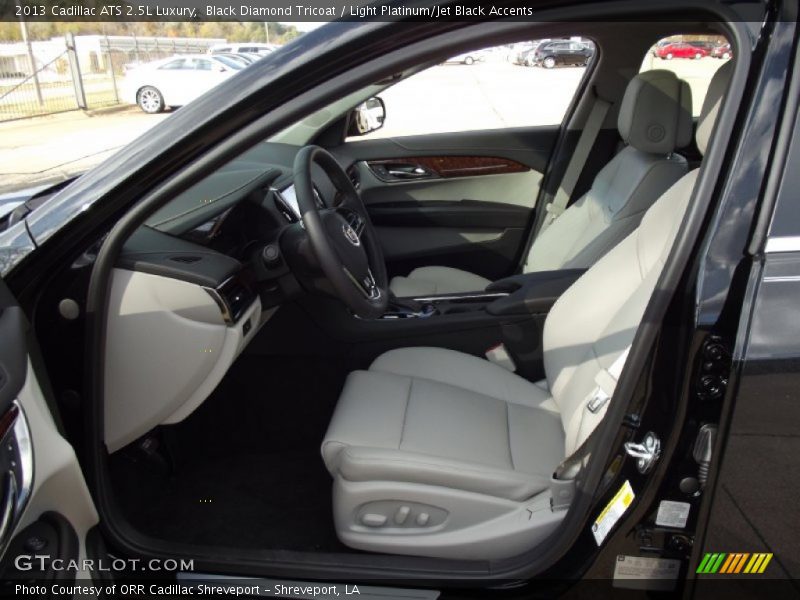 Black Diamond Tricoat / Light Platinum/Jet Black Accents 2013 Cadillac ATS 2.5L Luxury