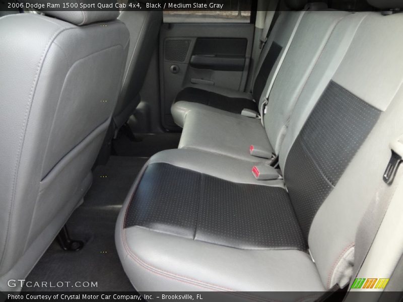 Black / Medium Slate Gray 2006 Dodge Ram 1500 Sport Quad Cab 4x4