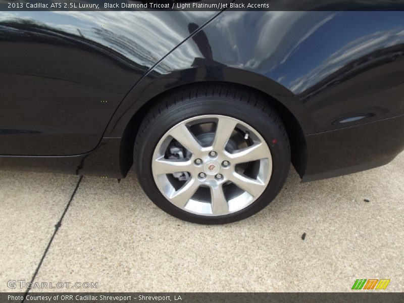 Black Diamond Tricoat / Light Platinum/Jet Black Accents 2013 Cadillac ATS 2.5L Luxury