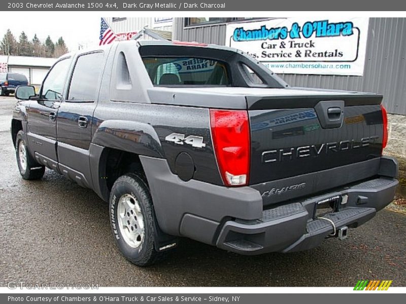 Dark Gray Metallic / Dark Charcoal 2003 Chevrolet Avalanche 1500 4x4