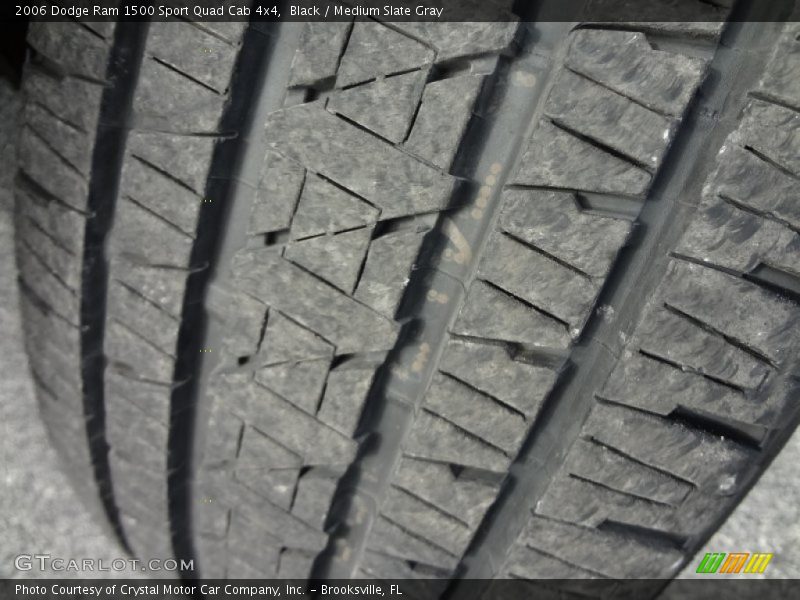 Black / Medium Slate Gray 2006 Dodge Ram 1500 Sport Quad Cab 4x4