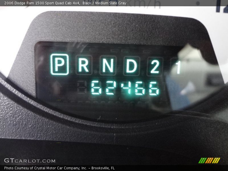 Black / Medium Slate Gray 2006 Dodge Ram 1500 Sport Quad Cab 4x4