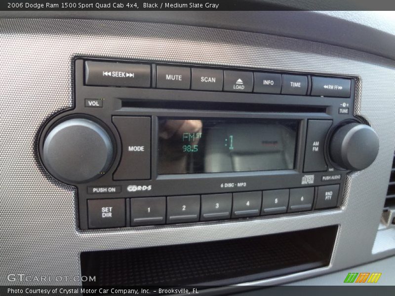 Black / Medium Slate Gray 2006 Dodge Ram 1500 Sport Quad Cab 4x4