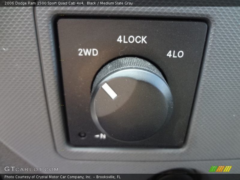 Black / Medium Slate Gray 2006 Dodge Ram 1500 Sport Quad Cab 4x4