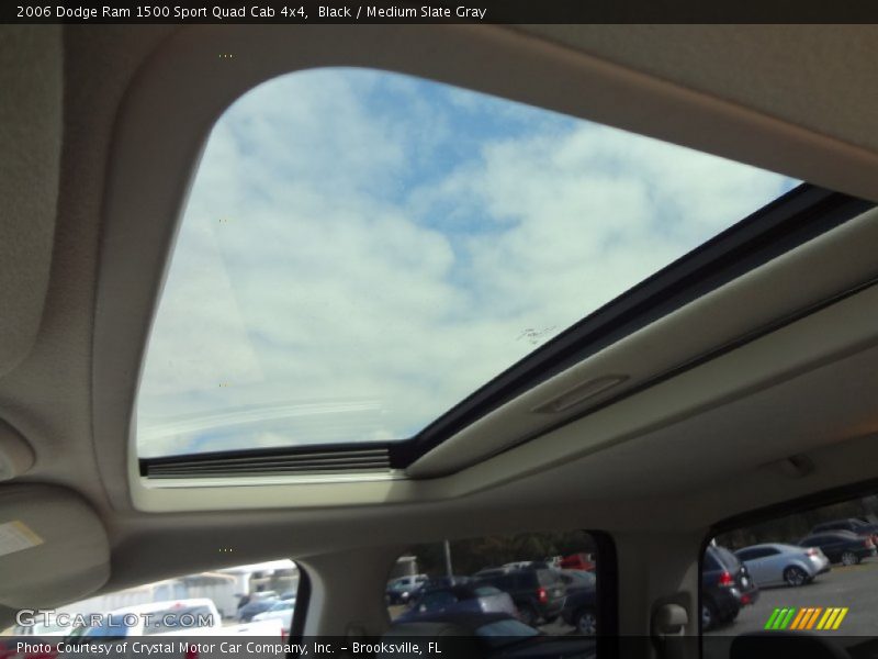 Black / Medium Slate Gray 2006 Dodge Ram 1500 Sport Quad Cab 4x4