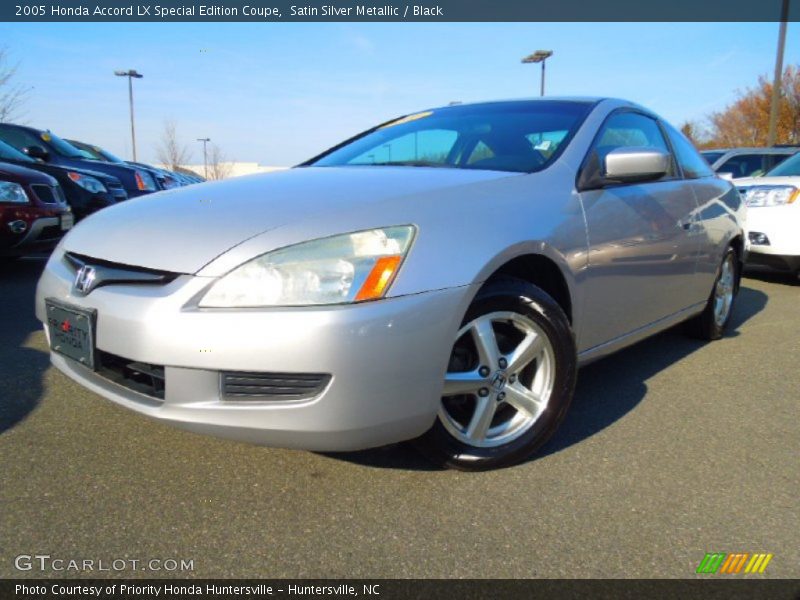 Satin Silver Metallic / Black 2005 Honda Accord LX Special Edition Coupe