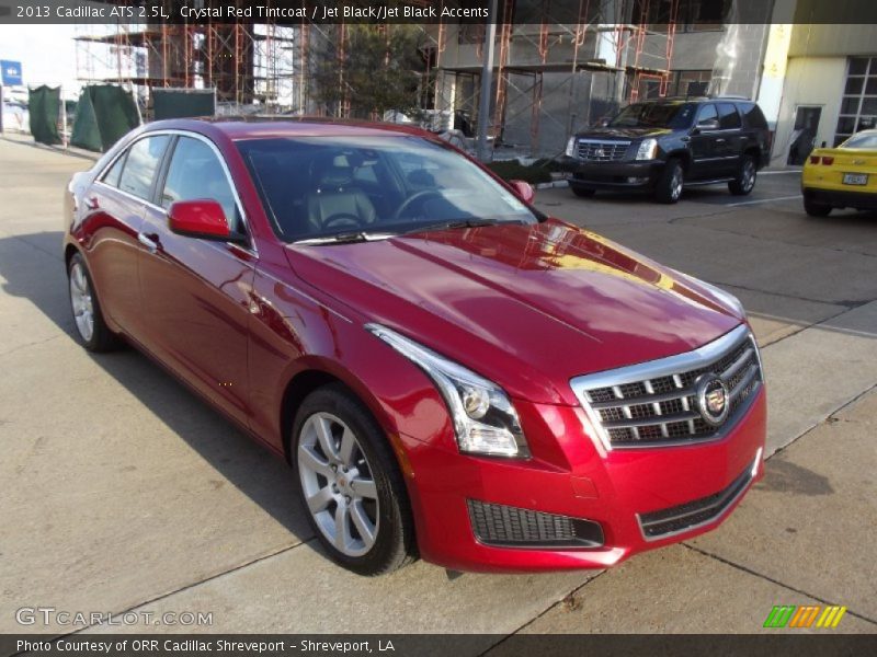 Crystal Red Tintcoat / Jet Black/Jet Black Accents 2013 Cadillac ATS 2.5L