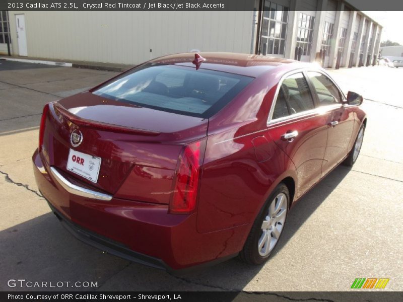 Crystal Red Tintcoat / Jet Black/Jet Black Accents 2013 Cadillac ATS 2.5L