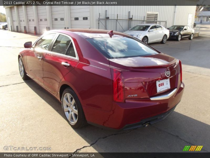Crystal Red Tintcoat / Jet Black/Jet Black Accents 2013 Cadillac ATS 2.5L